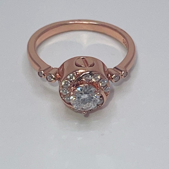 14k Rose gold vermeil VVS GRA Certified Urn Ring - Keepsake Jewelry for ashes - Picture 4 of 4